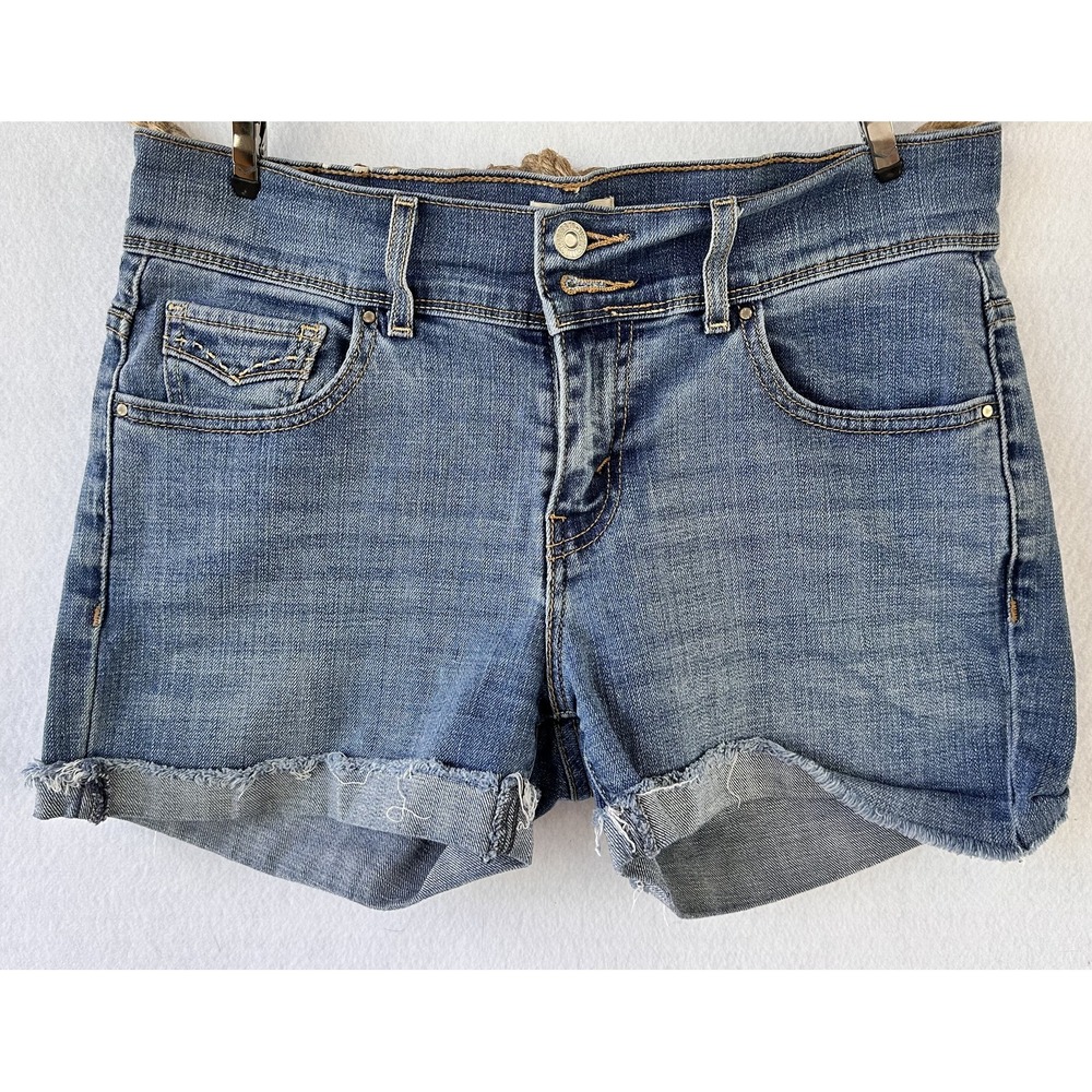 Levis‎ 515 Cuffed Shorts Denim Sz 6 Women's 30 Waist
